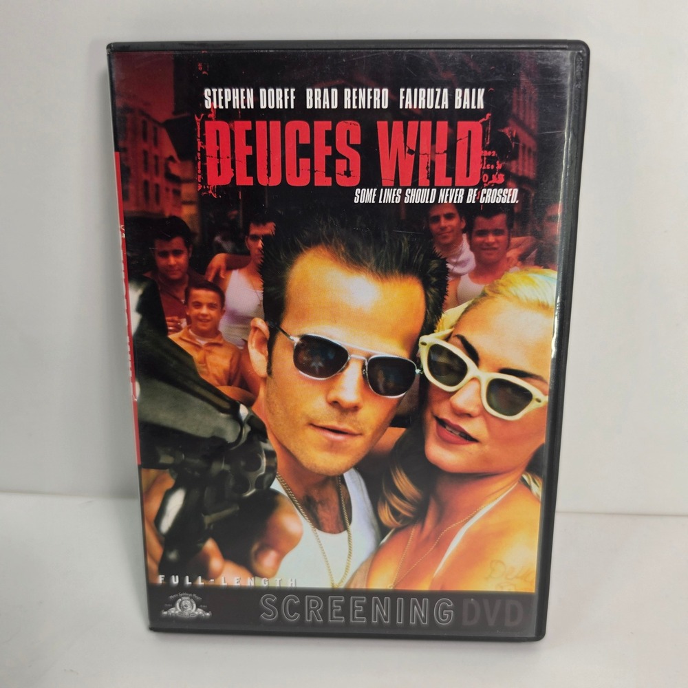 Deuces Wild DVD 2002 Screening DVD Promo Screener Rare Stephen Dorff MGM